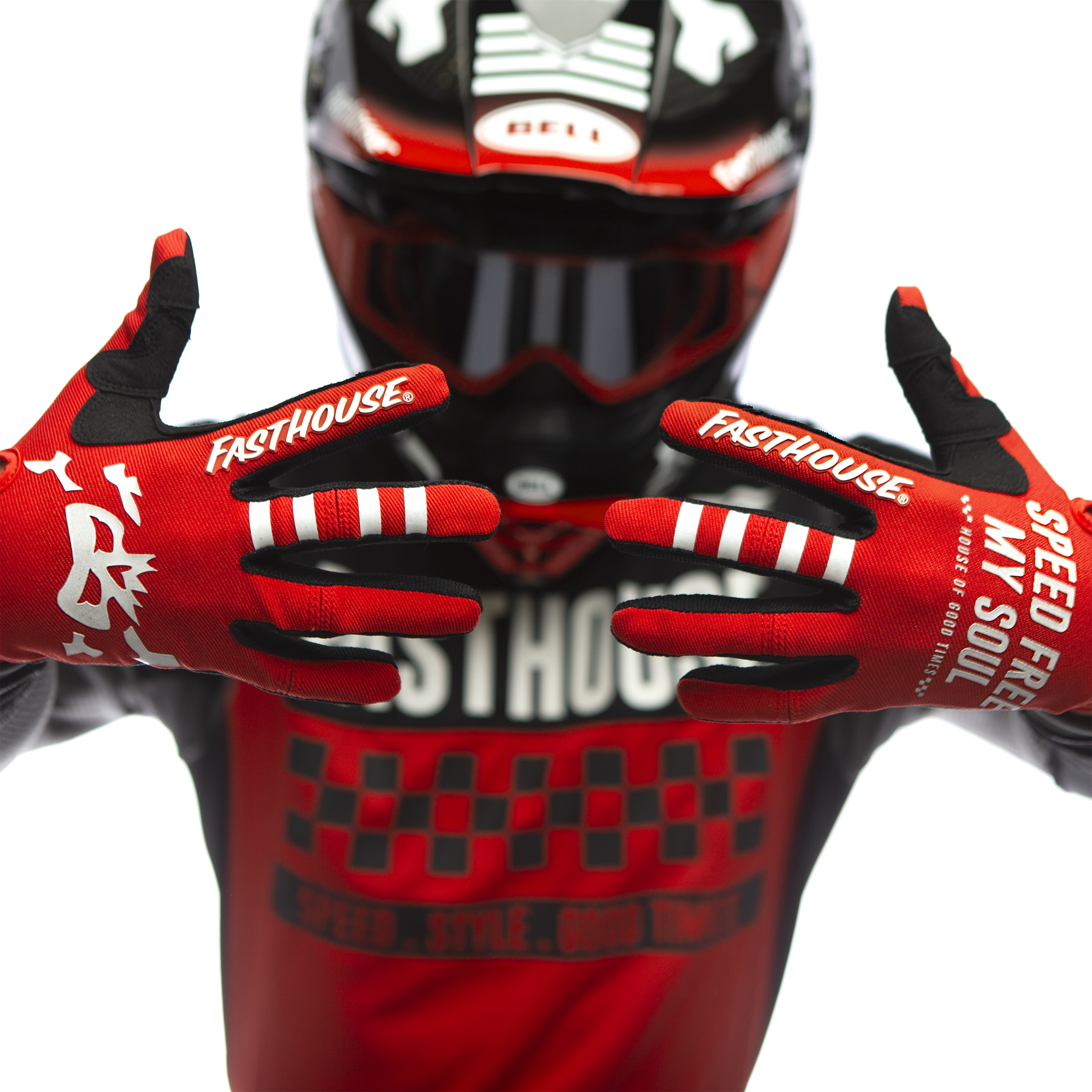 Speed Style Slammer Glove - Red_Detail2